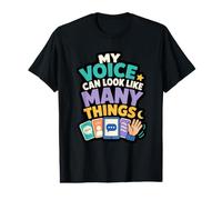 Voice Can Look Like Many Things Neurodiversity Quote Value Graphic T-Shirt