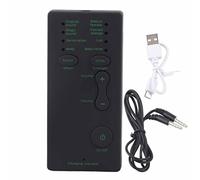 Voice Changer, 7 Voice Changes Mini Sound Card for Mobile Laptop Tablet, Plug and Play with 3.5mm interface, for, with signal to noise ratio 106dB, 3-4 Hours Full Charge
