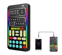 Voice Changer Device - Multiple Voice Effects, Handheld Voice Modifier | Portable Voice Modulator gamings Supports, Real Voice Changing Live Broadcast Small Sound Card For Online Chat Entertainment