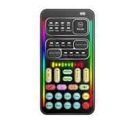 Voice Changer for Adults: Multifunction Handheld Voice Removal, Cool Lights Desict Sound Table/Voice Modulator - Voice Changer debuter with mobile phone, Voice Changer Effects