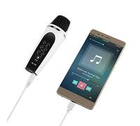 Voice Changer Microphone, 3.5mm Jack Mini Portable Voice Changer Device with 4 Voice Conversion Modes for IPhone/Android/Smartphone/PC