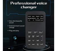 Voice Changer, Soundboard Portable Sound Card Soundboard For Pc With 12 Sound Effects For Live Broadcasting Singing Recording