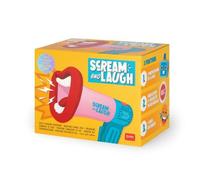 Legami - Scream and Laugh Megaphone Batteries Not Included, 3 Voice Distortion Effects, Recording Function, 3 Types of Laughs, 11.3 x 15.5 cm