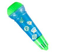 Voice Changing Microphone Toy - Physical Karaoke Echo Funny Cartoon Voice Amplification - Educational Noise Maker Early Development Supplies, Voice Changing Toy for Children