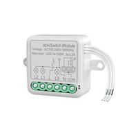 Voice Control Enabled For Smart Circuit Breaker Switch for Multi Platform Home Automation Compatibility (3CH)