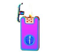 Voice Control, Gravity, Air Flow, Knock Induction Kerosene Lighter, Portable Trench Kerosene Rechargeable Lighters, Blue Light Transparent Oil Window (Color : Color)