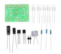 Voice Control LED Lamp Module 5v Fr-4 Pcb Breathing Light | 3v-5v Operating Range, Five LED Setup, Acoustic Trigger, DIY Parts for PC Modders and Hobbyists