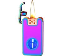 Voice-controlled kerosene lighter, smart induction lighter, alloy material, vacuum coating process, transparent visible oil window lighter, convenient metal lighter, men's gift(F)