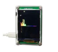 Voice Controlled Music Level VU Meter 2.4 Inch Rhythm HD LCD True Color Simulation for Audio Spectrum Analysis, 5V USB Powered with 16-Bit True Color Screen and Multiple Display Modes