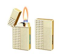 Voice-Controlled Smart Kerosene Lighter, Four Ignition Modes, Soft Flame, Flip-Top Design, Visible Fuel Tank, Perfect for Daily Use and Gifting