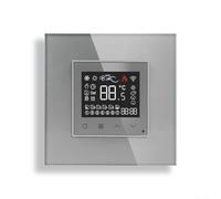 Voice Controlled Smart Thermostat For Zigbee Compatible With For Alexa For Efficient Temperature Management(Grey)