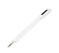 Voice Input Boom Microphone Compatible for G733, Plug in Headset Replacement Accessory for Team Chat Lessons Conference Daily Backup Headset Replacement Microphone Boom Detachable White Gaming
