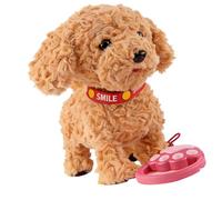 Voice Learning Electric Plush Toy Dog for Children That Walks and Responds to Commands Promoting Language Development Electric Toy Dog