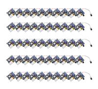 Voice Module,16MB Push Button Activated Sound Module with Speaker, 16Min Easy Sound Recording Chip for Personalized Greetings, DIY Projects, MP3 Music for Crafts, Type-C Cable Charging (Blue-50Pack)