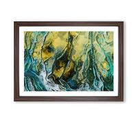 Voice of Eternity in Abstract Framed Print | A2 Walnut Framed Wall Art | Ready to Hang | Abstract Fantasy Picture | Living Room Bedroom Lounge Office