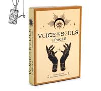 Voice of the Souls Oracle - Pocket Edition, Cardstock, Ideal for Beginners, Includes Cards & Necklace