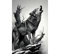 Voice of the Wolf: A Journal for Writing, Reflection, and Inspiration (6x9, 120 Pages, Lined Notebook)