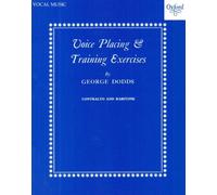 Voice placing and training exercises: Low voice (contralto or baritone): Contralto and Baritone by George Dodds (Composer) (31-Mar-1969) Paperback