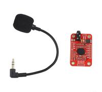 Voice Recognition Module V3 for Arduino, 80 Commands & 7 Simultaneous Processing, UART/GPIO Control, 99% Accuracy, Compact Sound Sensor Board with Microphone