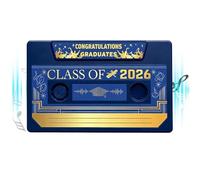 Voice Recordable Graduation Keepsake For Class of 2026,300 Seconds Retro Cassette Tape Tape Talking Cassette Greeting,retro