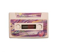 Voice Recordable Greeting Card, 60 Second Retro Cassette Tape Talking Card for Valentines Day, Birthday Gifts for Him or Her, Personalized Audio Message Gift for Mothers Day and Anniversary