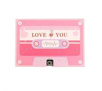 Voice Recordable Greeting Card - 60s Message Recorder Cassettes Talking Card, Voice Recording Cassette Tape Present, Customizable Sound Greeting Cards for Couple