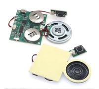 Voice Recordable Sound Chip Module for Greeting Cards - 16 Min Audio Recorder with Light Magnetic Button Control DIY Customisable Voice Card Insert(C)