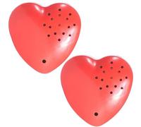 Voice Recorder for Stuffed Animal Kids Voice Recorder Heart Shaped Recorder 2Pcs Heart Shaped Mini Voice Recorder 30 Seconds Voice Recorder with Playback for Kids Plush Toy Sound Recorder