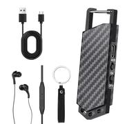 Voice Recorder Voice Recorder 64 GB Portable Digital Recorder with DSP Intelligent Noise Cancellation, One Touch Recording, Hanging Recorder for Lecture, Interviews, Meeting