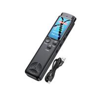 Voice Recorders for Meetings Large Screen, Twin Microphone, HD Audio