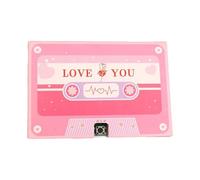Voice Recording Cassette Tape Gift Recordable Voice Greeting Card 60 Seconds Sound Message Recorder for Valentine's Day Birthdays Mother's Day DIY Greeting Cards (A)
