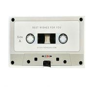 Voice Recording Cassette Tape Gift,Valentine's Day Recordable Greeting Card, 60 Seconds Blank Voice Recordable Talking Greeting Card, Message Recorder, Speak Your Heart Out to The One You Love