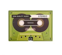 Voice Recording Cassette Tape Gift,Valentine's Day Voice Recordable Greeting Card,60s Message Recorder Cassettes Talking Card,Message Recorder for Couple,Customizable Sound GreetingCard for Couple