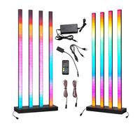 Voice Sensitive Music Sync Lights, RGB Pickup Rhythm Light with Remote Control, 21 Music & 65 Light Modes, Color/Brightness/Speed Adjustable, for Gaming Room, DJ Studio