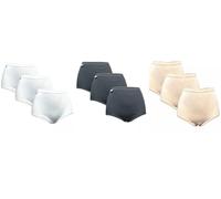 Voice7 Pack 1,2,3 Women's Maxi Briefs Women Size 8-26, High Waist Smooth Knickers Ladies Underwear (1 Pack, UK Size 16-18, Black)