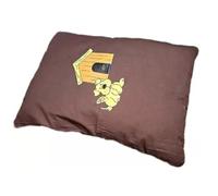 Voice7 Print Dog Bed Pillow Cover Large 29"x39" Removable Zipped Polycotton Outer Covers, Filling Not Included, Ideal Pet Pillowcases for Large Breeds & Senior Dogs (29 x 39 inches, Dog with Kennel)