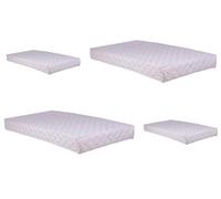 Voice7 Toddler Kids Cot Bed Mattress 140 x 70 x 10 cm, 9 Junior Size Available, High Density Junior Breathable Deluxe Foam Mattresses Silver Grey