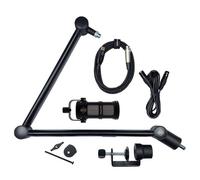 VOICECASTING PACK - Mic, Boom Arm, USB & XLR Cables -PRO Kit for Podcast, Broadcast, Streaming, Gaming & VC - No Phantom Power required - Lifetime Microphone Warranty. Designed & Built in UK - Black