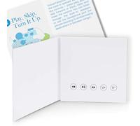 VoiceGift PLAY - Screen-Free Voice Recorder and Audio Playback Device (White | 2-Hours Audio Playing Card)