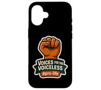 Voices For The Voiceless Pro-Life Unborn Pro Life Vintage Case for iPhone 16