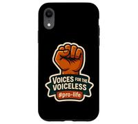 Voices For The Voiceless Pro-Life Unborn Pro Life Vintage Case for iPhone XR