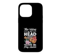 Voices In My Head Telling Me Play Ukulele Tropical Flower Case for iPhone 14 Pro Max