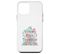 Voices Rise Together Communication Awareness Design Case for iPhone 12 mini