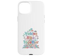 Voices Rise Together Communication Awareness Design Case for iPhone 15 Plus