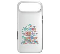 Voices Rise Together Communication Awareness Design Case for iPhone Air