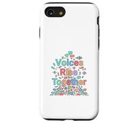 Voices Rise Together Communication Awareness Design Case for iPhone SE (2020) / 7/8