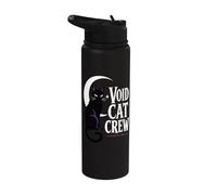 Void Cat Crew Moon Feline Stainless Steel Insulated Water Bottle
