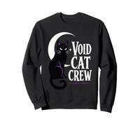 Void Cat Crew Moon Feline Sweatshirt