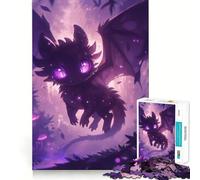 Void Dragon in Forest 1000 Piece Puzzle For Adults Mind Skill Play Laser Cut for Flawless Fit Rewarding Activity for Rainy Days (38x26cm)