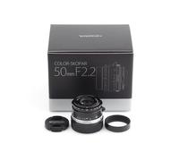 Voigtländer Color-Skopar 50mm F/2.2 VM Mount black | 5 years warranty at Photospecialist